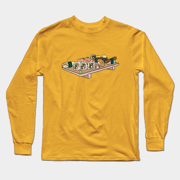 Sushi Long Sleeve T-Shirt by Das Brooklyn